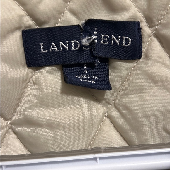 Lands End Toddler Sherpa Lined Corduroy Jacket Brown Size 4 - Picture 7 of 7